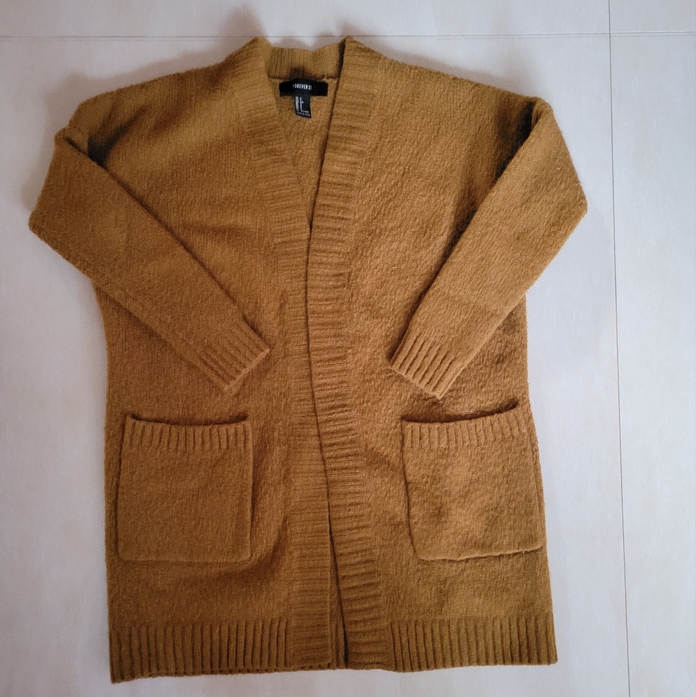 Forever 21 Brown Cardigan - Picture 1 of 2